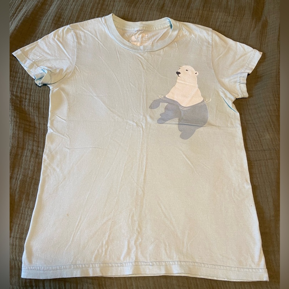 Threadless Light Blue Polar Bear Tee